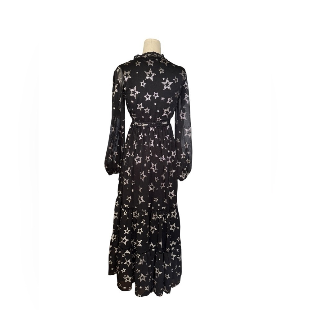 francessca’s collection limelight lurex star maxi dress jun & ivy XS - Picture 6 of 9